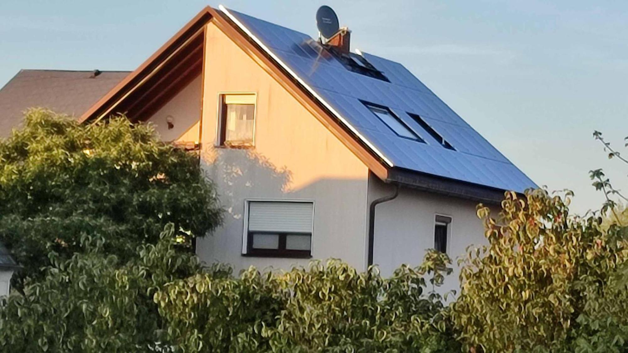 Ferienwohnung Hammerwaldblick Im Dachgeschoss Selb Exteriör bild